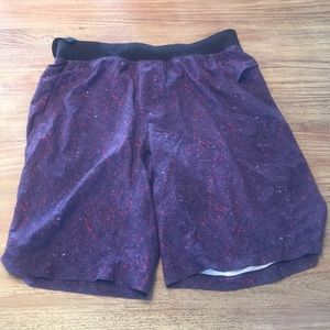 Lululemon gym shorts. Purple